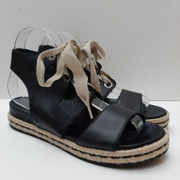 RUDSAK Italy Baptista Lace-Up Ankle Gladiator Sandal Flats Sz US 7 | Eur 37 - Picture 2 of 15